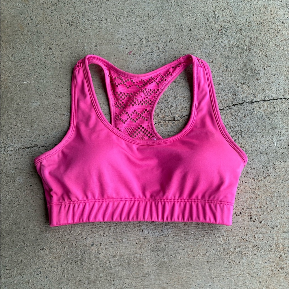ZYIA Pink Racerback Sports Bra Intimates
